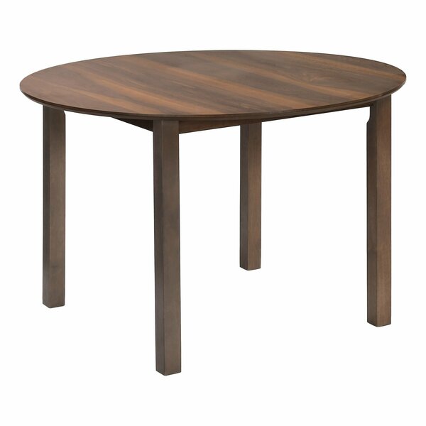 Monarch Specialties Dining Table, 48 in. Round, Small, Kitchen, Dining Room, Brown Veneer, Wood Legs, Transitional I 1316